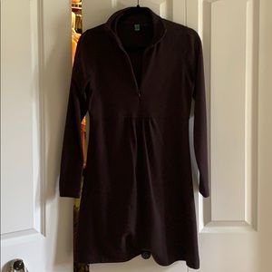 Chocolate brown knit Sahalie dress